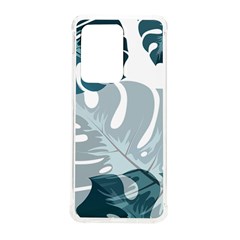 Monstera Leaves Background Samsung Galaxy S20 Ultra 6 9 Inch Tpu Uv Case by anzea