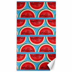 Illustrations Watermelon Texture Pattern Canvas 40  X 72  by anzea