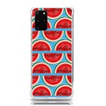 Illustrations Watermelon Texture Pattern Samsung Galaxy S20 Plus 6.7 Inch TPU UV Case Front