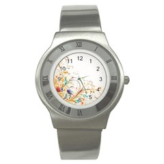 Flower Blau Stainless Steel Watch by 2607694c