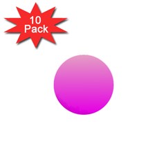 Gradient Pink - Pastel Yellow Pink Rosa 1  Mini Buttons (10 Pack)  by 2607694c