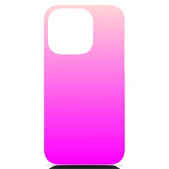 Gradient Pink - Pastel Yellow Pink Rosa Iphone 14 Pro Black Uv Print Case by 2607694c