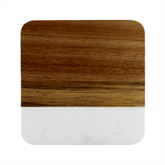 Muster Rot Schwarz Marble Wood Coaster (square) by 2607694c