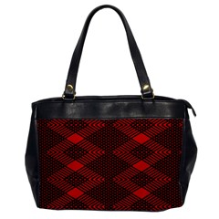 Pattern Black Red Oversize Office Handbag by 2607694c