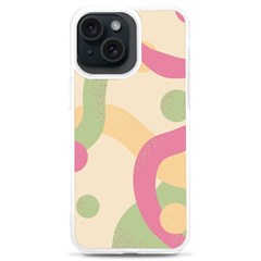 Line Pattern Dot Iphone 15 Plus Tpu Uv Print Case by anzea