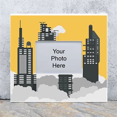 Minimal Skyscrapers White Wall Photo Frame 5  X 7  by anzea