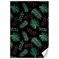 Tropical Leaves Pattern Canvas 20  X 30  by Hannah976