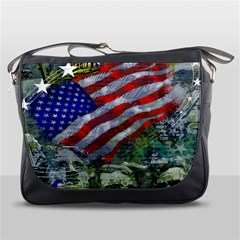 Usa United States Of America Images Independence Day Messenger Bag by Ket1n9