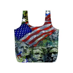 Usa United States Of America Images Independence Day Full Print Recycle Bag (s) by Ket1n9