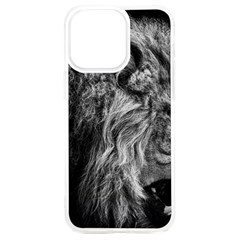 Angry Male Lion Wild Animal Iphone 15 Plus Tpu Uv Print Case by Loisa77