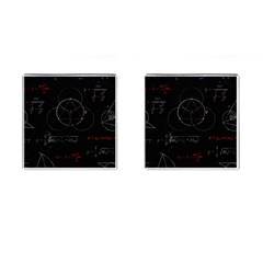 Math Board Circuit Circuits Computer Shield Tech Technology Cufflinks (square) by Loisa77