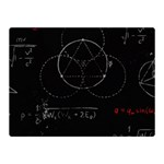 Math Board Circuit Circuits Computer Shield Tech Technology Two Sides Premium Plush Fleece Blanket (Mini) 35 x27  Blanket Front