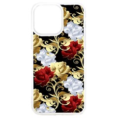 Roses Seamless Pattern Floral Iphone 15 Pro Max Tpu Uv Print Case by Loisa77