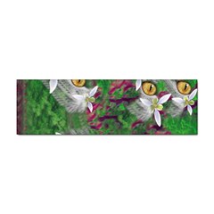 Illustrations Color Cat Flower Abstract Textures Sticker Bumper (10 Pack) by anzea