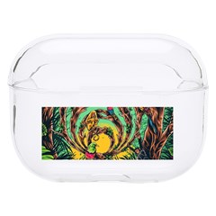 Monkey Tiger Bird Parrot Forest Jungle Style Hard Pc Airpods Pro Case by Grandong