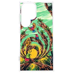 Monkey Tiger Bird Parrot Forest Jungle Style Samsung Galaxy S24 Plus 6 7 Inch Tpu Uv Case by Grandong