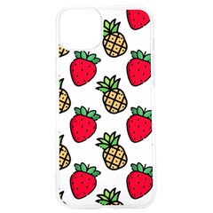 Strawberries Pineapples Fruits Iphone 15 Pro Tpu Uv Print Case by Loisa77