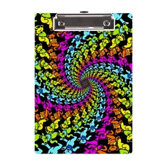 3d Grateful Dead 90 s Neon Dancing Bears A5 Acrylic Clipboard by Perong