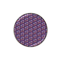 Trippy Cool Pattern Hat Clip Ball Marker by designsbymallika