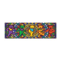 Dead Dancing Bears Grateful Dead Pattern Sticker Bumper (100 Pack) by Grandong