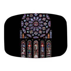 Chartres Cathedral Notre Dame De Paris Stained Glass Mini Square Pill Box by Grandong