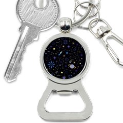 Starry Night  Space Constellations  Stars  Galaxy  Universe Graphic  Illustration Bottle Opener Key Chain by Grandong