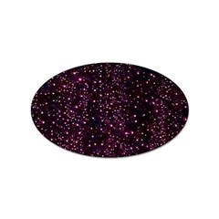 Glitter Light Lights Pastel Pattern Style Texture Sticker (oval) by Perong