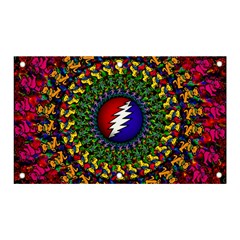 Grateful Dead Bear Pattern Banner And Sign 5  X 3  by Maspions