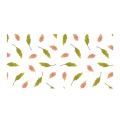 Leaves Pattern Seamless Texture Satin Wrap 35  X 70  by Perong