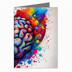 Brain Heart Math Greeting Cards (pkg Of 8) by Salmanaz77