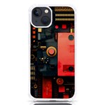 Tech Technology Pattern iPhone 13 TPU UV Print Case Front