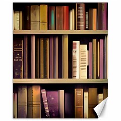 Books Bookshelves Office Fantasy Background Artwork Book Cover Apothecary Book Nook Literature Libra Canvas 16  X 20  by Posterlux