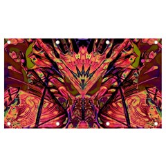 Trippy Garland Banner And Sign 7  X 4  by MRNStudios