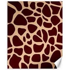 Animal Print Girraf Patterns Canvas 16  X 20  by Ket1n9