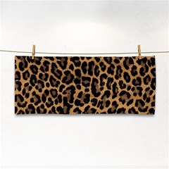 Tiger Skin Art Pattern Hand Towel by Ket1n9