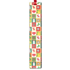 Template Christmas Pattern Large Book Marks by Proyonanggan