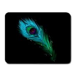 Shree Krishna, Feather, Lord, Rainbows Small Mousepad Front