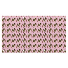 Fern Pattern 2 Pink Banner And Sign 7  X 4  by snowwhitegirl