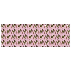 Fern Pattern 2 Pink Banner And Sign 9  X 3  by snowwhitegirl