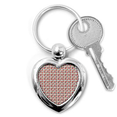 Kawaii Jam Pattern Aqua Key Chain (heart) by snowwhitegirl