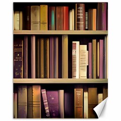 Books Bookshelves Office Fantasy Background Artwork Book Cover Apothecary Book Nook Literature Libra Canvas 11  X 14  by Posterlux