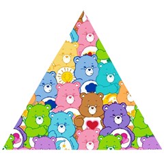 Care Bears, Adorable, Art Wooden Puzzle Triangle by kyorashop23