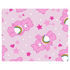 Cheer Bear Pink, Care, Care Bears, Cartoon Premium Plush Fleece Blanket (medium) by kyorashop23