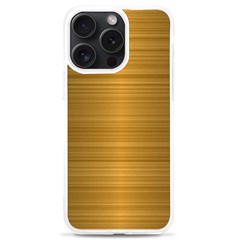 Gold, Desenho, Golden, Metal, Shiny, Iphone 15 Pro Max Tpu Uv Print Case by kyorashop23