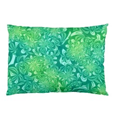 Retro Flower Pattern Design Batik Pillow Case (two Sides) by Posterlux