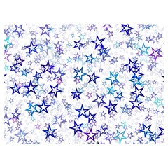 Christmas Stars Background Premium Plush Fleece Blanket (extra Small) by Posterlux