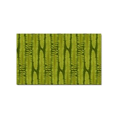 Fern Texture Nature Leaves Sticker (rectangular) by Posterlux