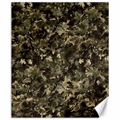 Camouflage Army Survival Uniform Canvas 8  X 10  by Posterlux