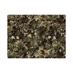 Camouflage Army Survival Uniform Premium Plush Fleece Blanket (mini) by Posterlux