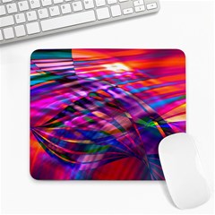 Wave Lines Pattern Abstract Large Mousepad by anzea